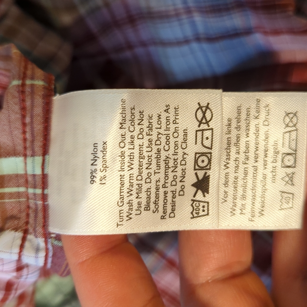 Eddie Bauer plaid long sleeve button down shirt size 2XL - Picture 5 of 6